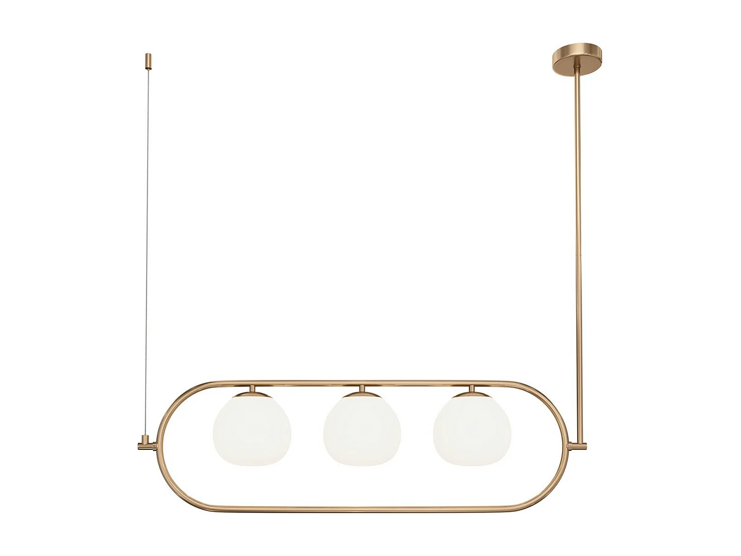 Maytoni Erich Lámpara de Techo Colgante Globo Moderna 3 Luces Latón E14