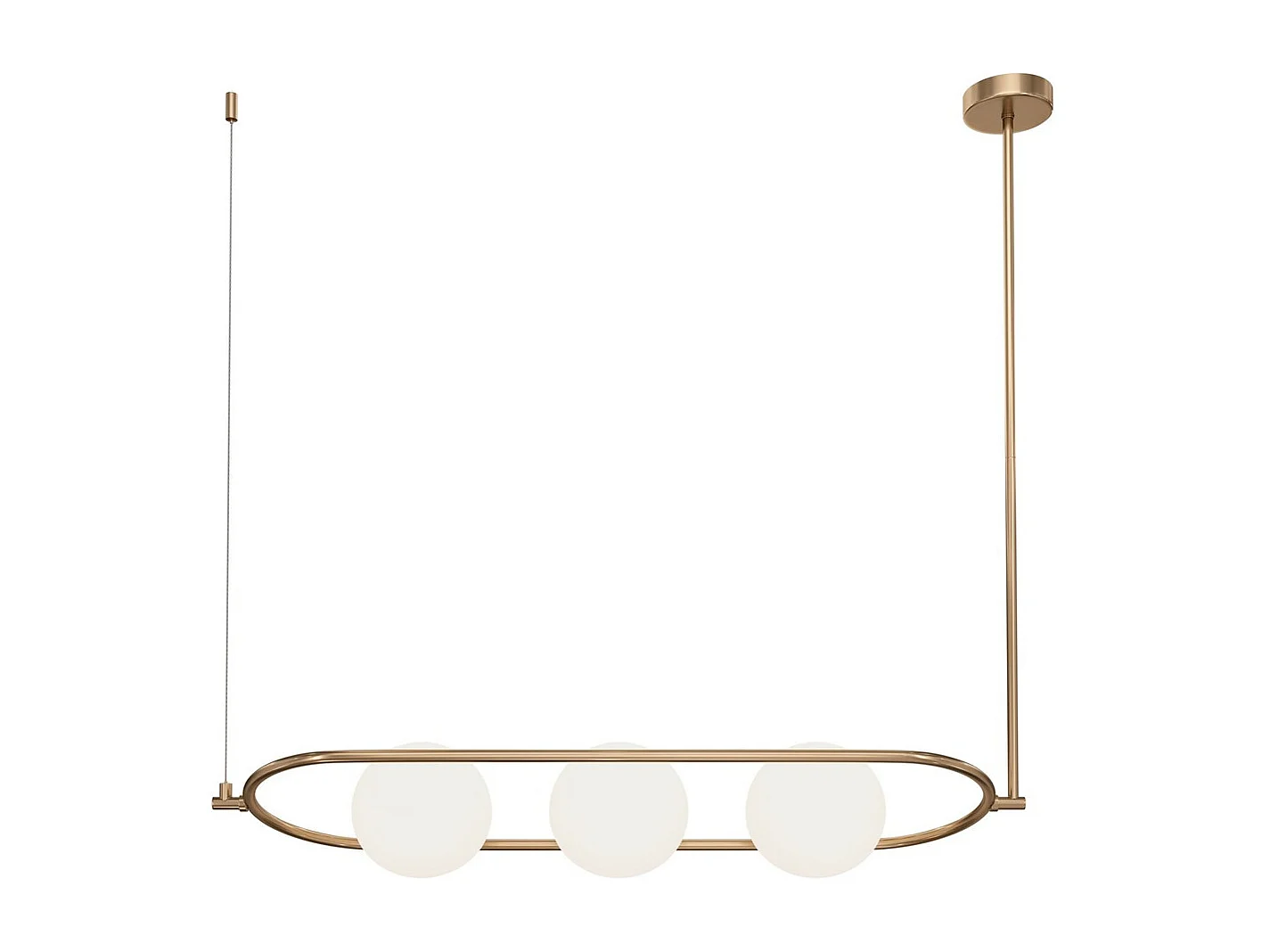 Maytoni Erich Lámpara de Techo Colgante Globo Moderna 3 Luces Latón E14