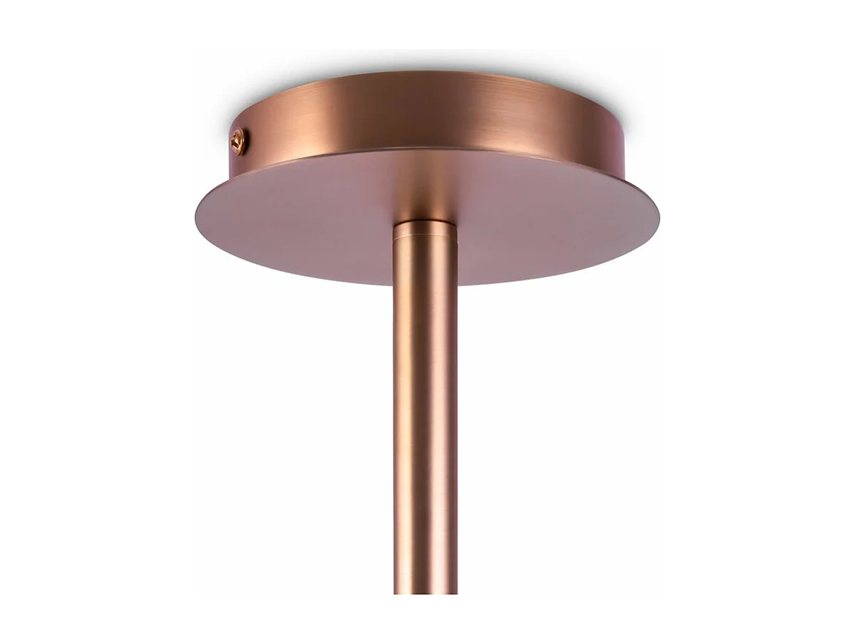 Erich Sospensione a soffitto Globe in ottone, 8 luci, E14