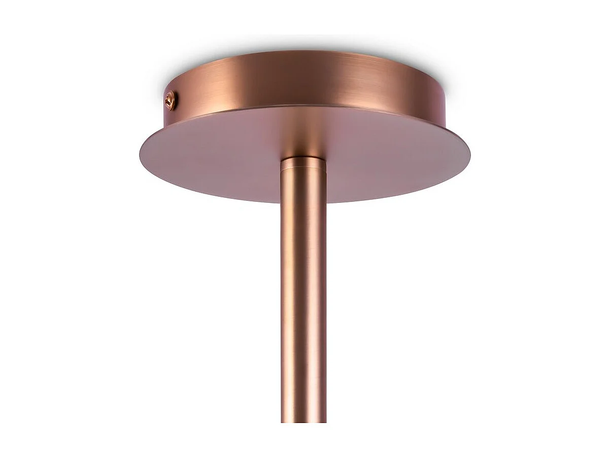 Erich Sospensione a soffitto Globe in ottone, 8 luci, E14