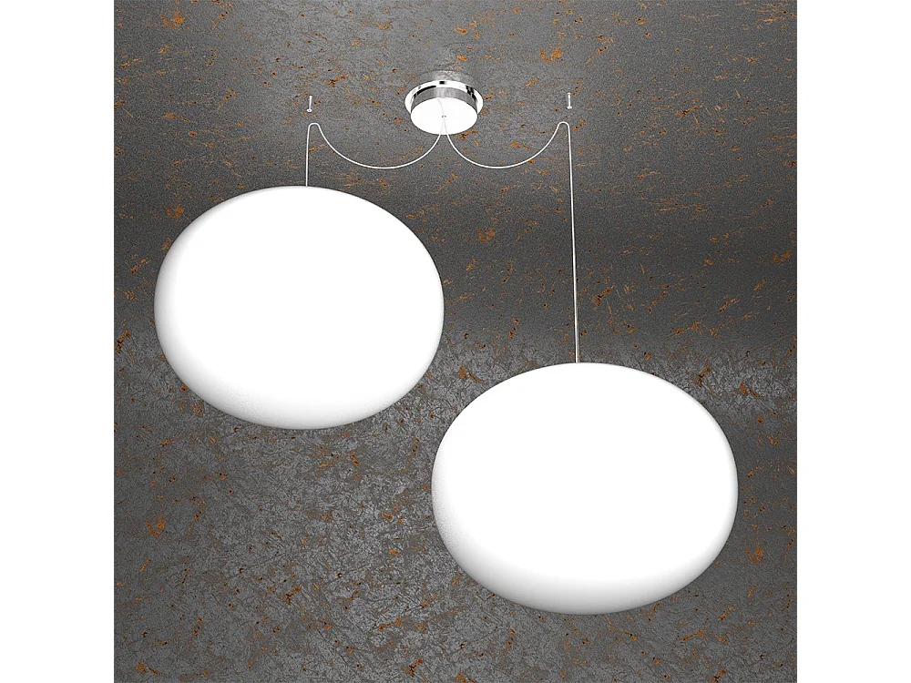 Soft Sospensione D.45 Cm. 2 Luci