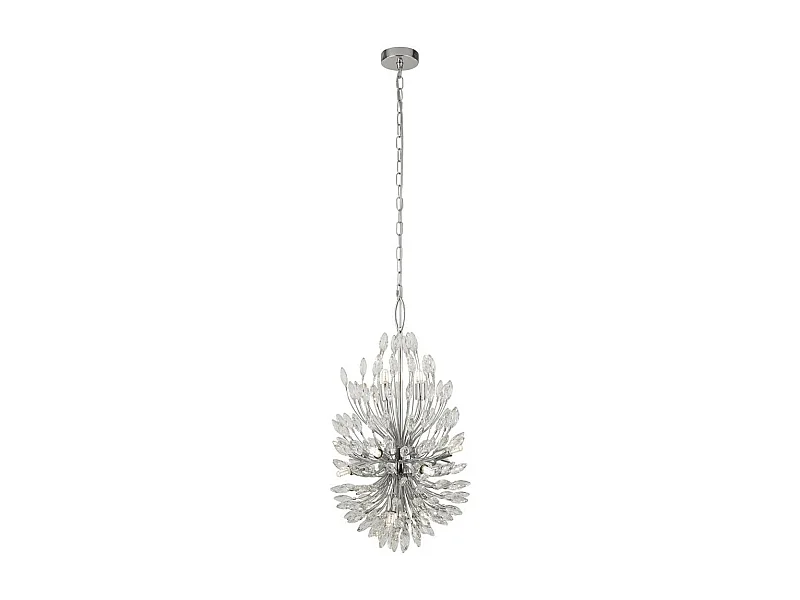 Searchlight Peacock Pendente a 14 luci, cristallo