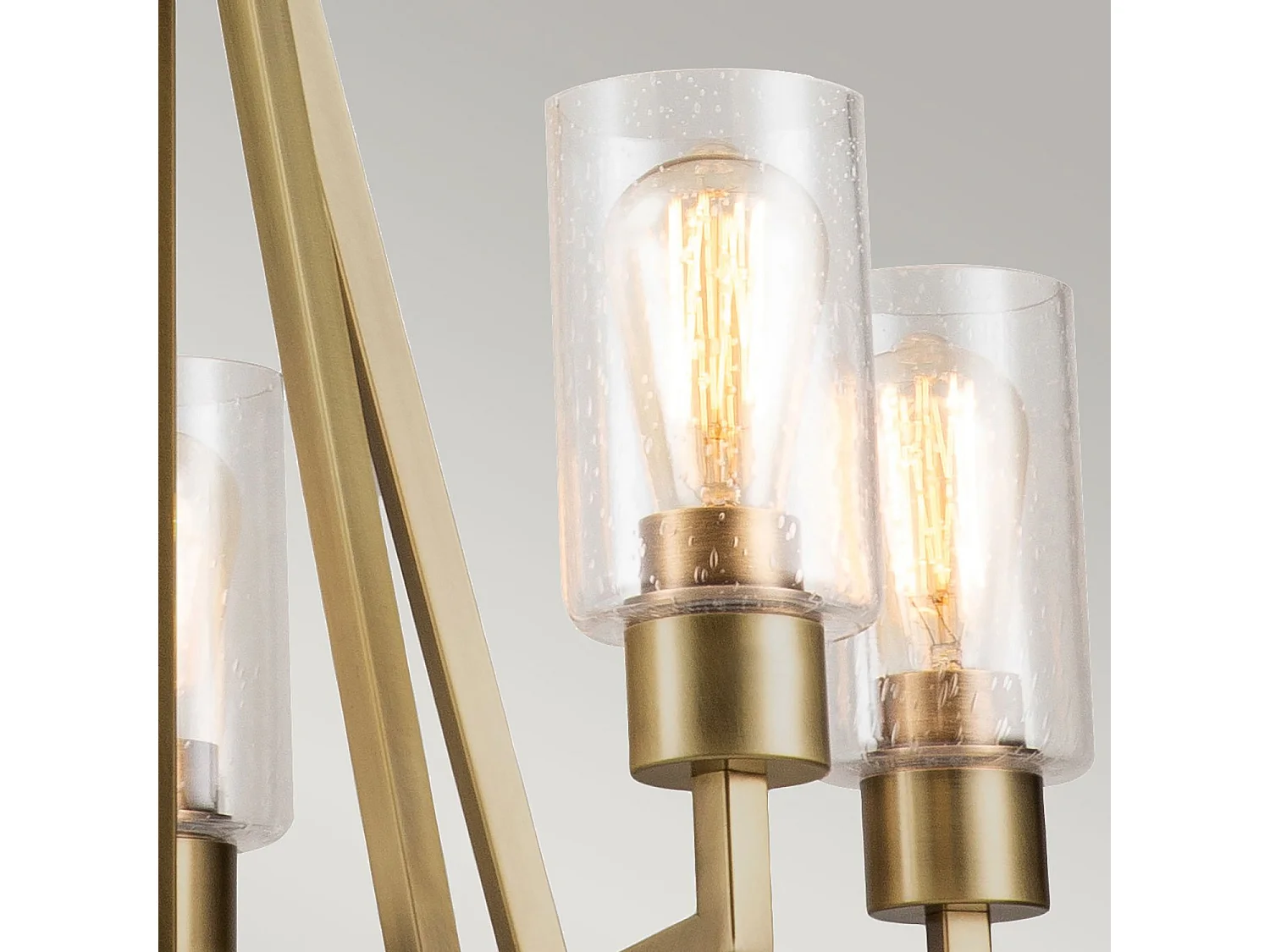 Elstead Kichler Deryn Mehrarmige Pendel-Deckenleuchte aus natürlichem Messing