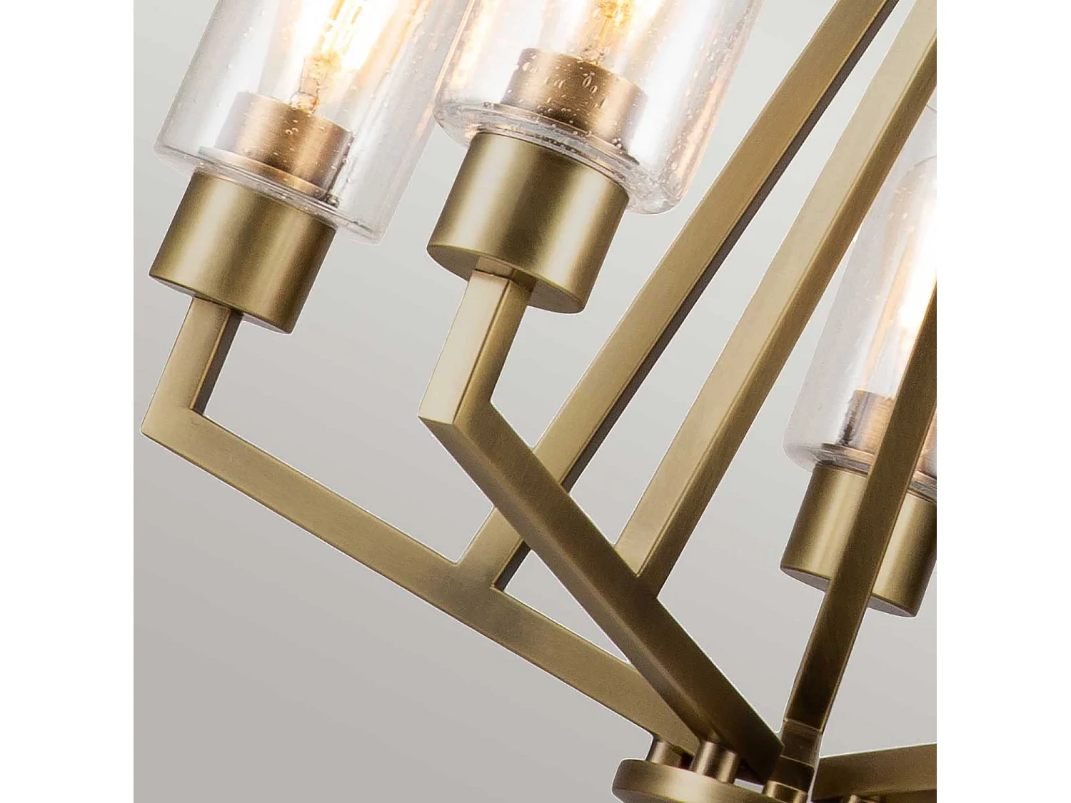 Elstead Kichler Deryn Plafonnier suspendu à bras multiples Laiton naturel