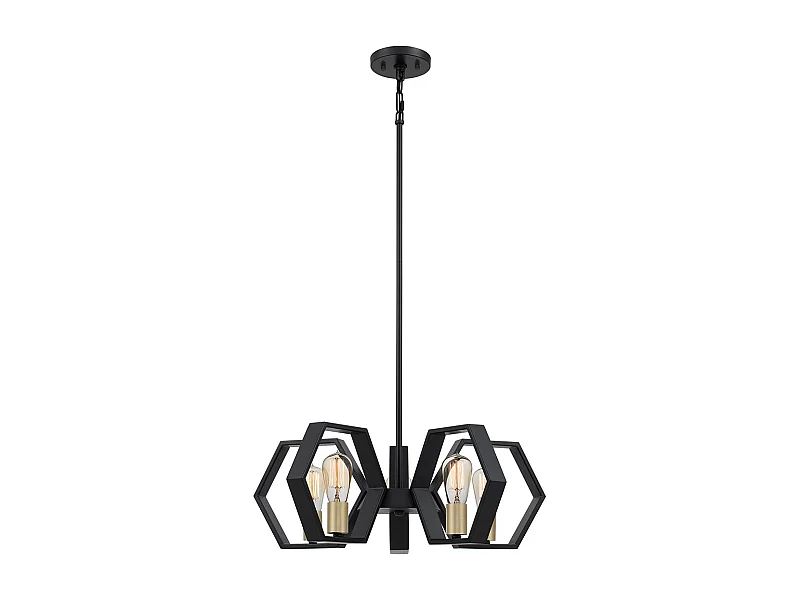 Elstead Quoizel Bismarck Lampada da soffitto a sospensione Earth Black