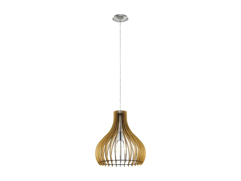 Lampadario Industrial Tindori 1 Piccolo Luce Acciaio Grigio E Nichel Opaco