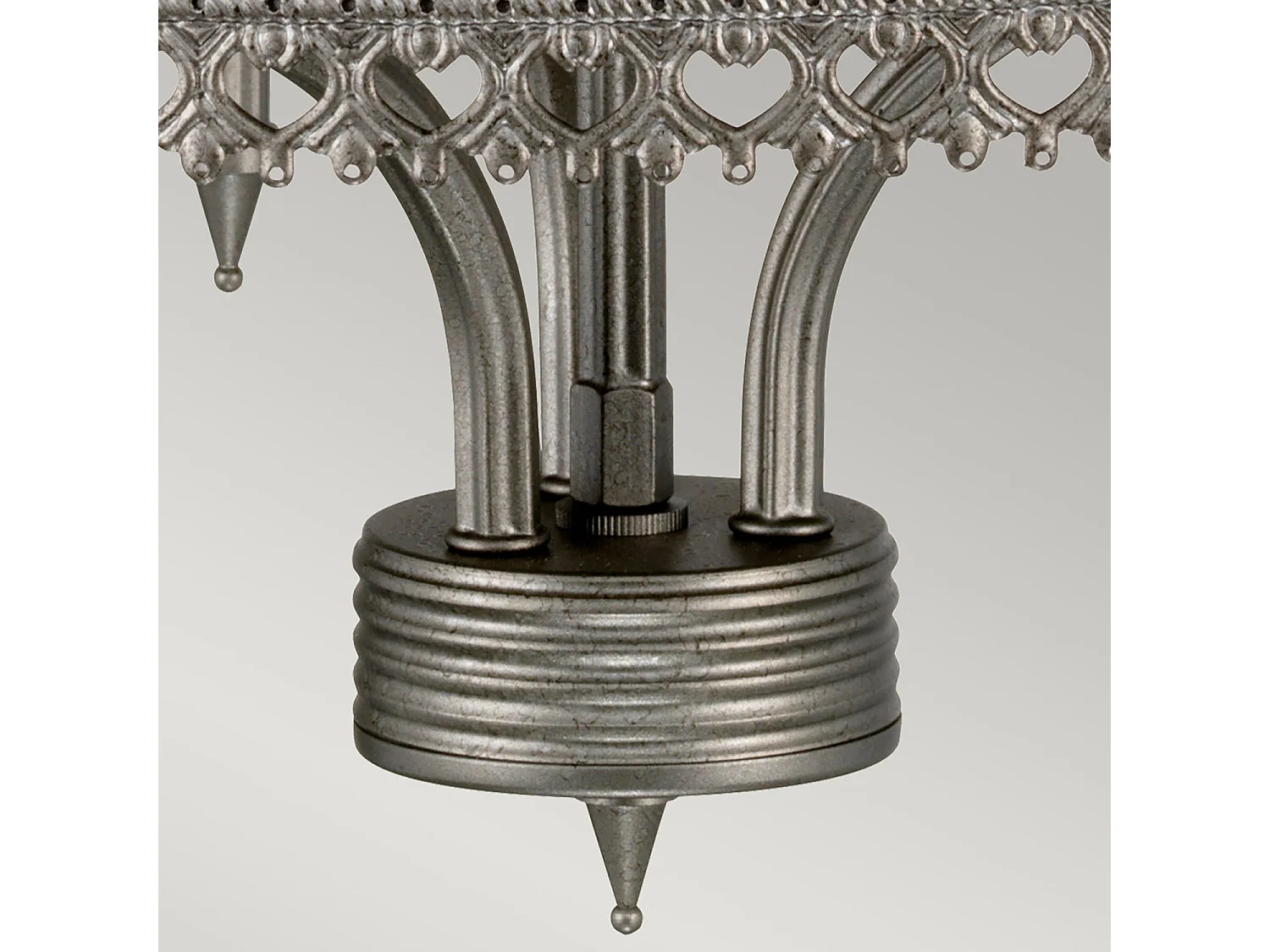 Elstead Crown - Lampadario 3 Luci Finitura Ferro, E14