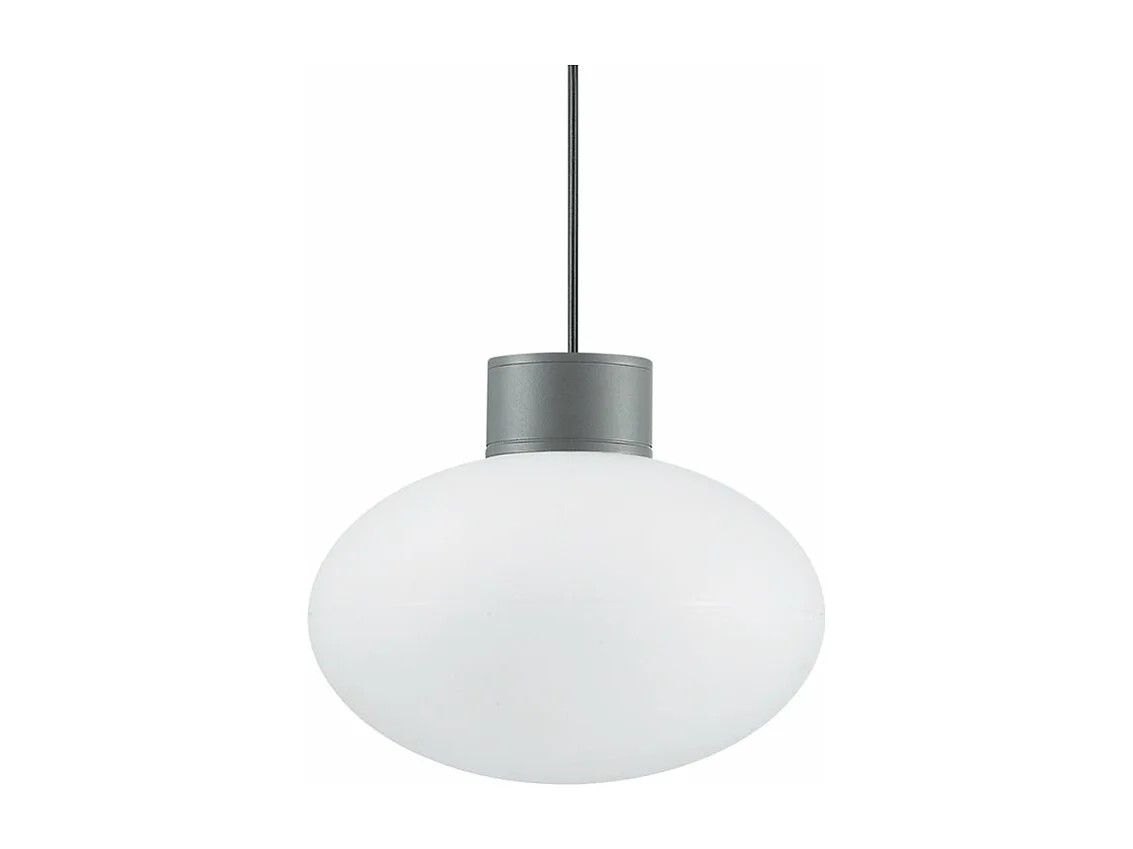 Sospensione Moderna Clio Alluminio Antracite 1 Luce E27