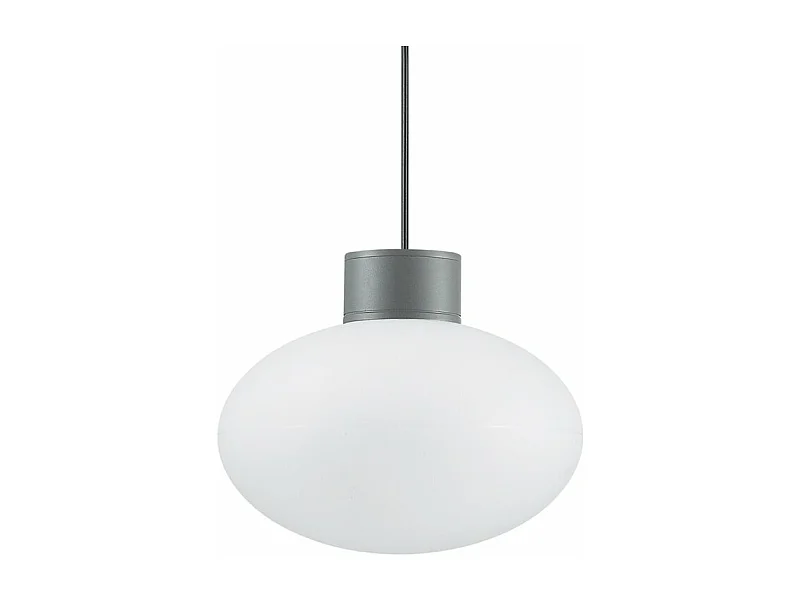Sospensione Moderna Clio Alluminio Antracite 1 Luce E27