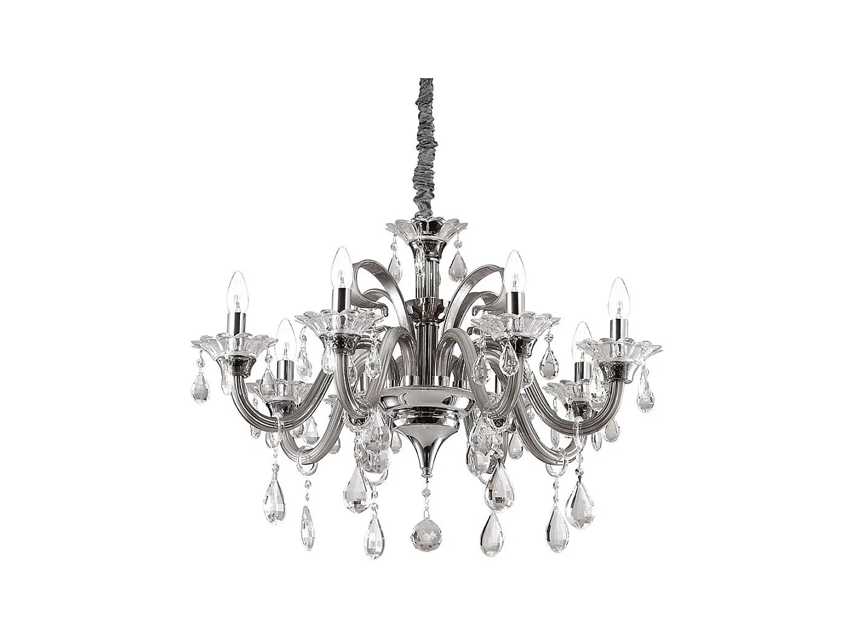 Ideal Lux Colossal - 8 Licht Kronleuchter Klarglas, E14