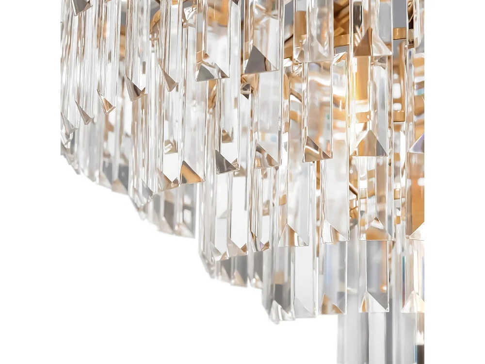 Maytoni Revero Classic Revero 16-Licht-Pendel-Deckenleuchte aus Messing