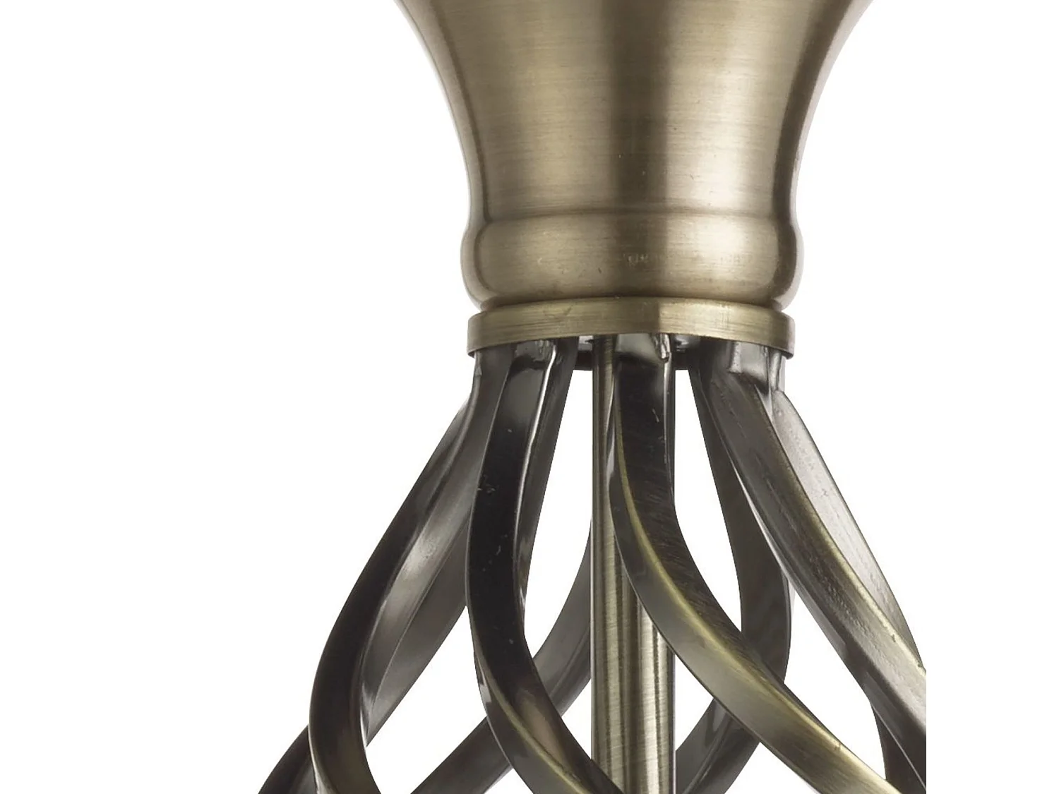 Searchlight Zanzibar - Lampada a sospensione a 3 bracci multibraccio in ottone antico, E14