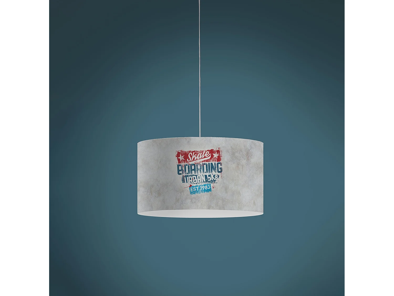 Lampadario Moderno Decolight Polilux ® Grafica Urban 3 Luci E27