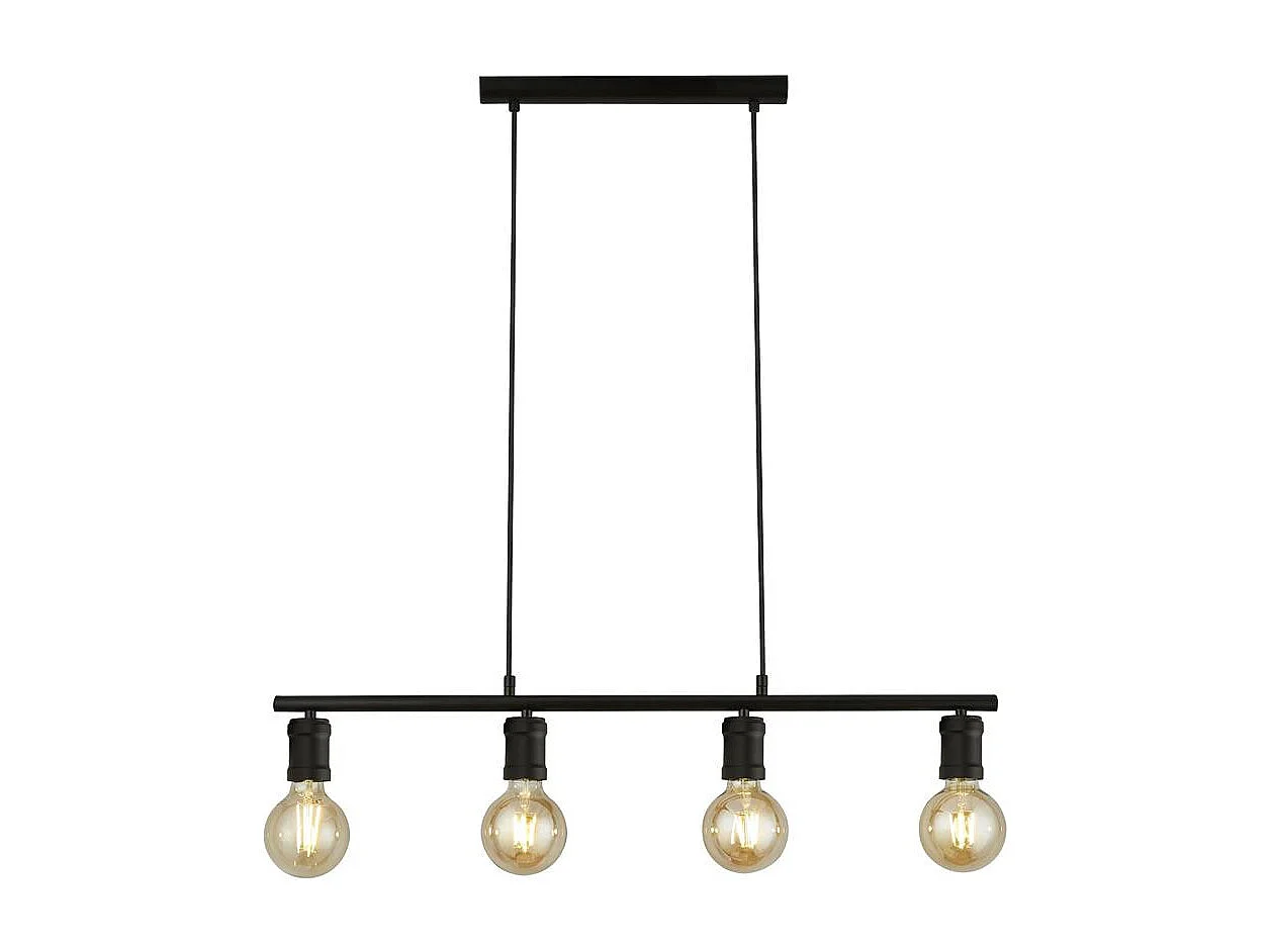 Searchlight Dance4 Light Bar Pendel, Sandsvart