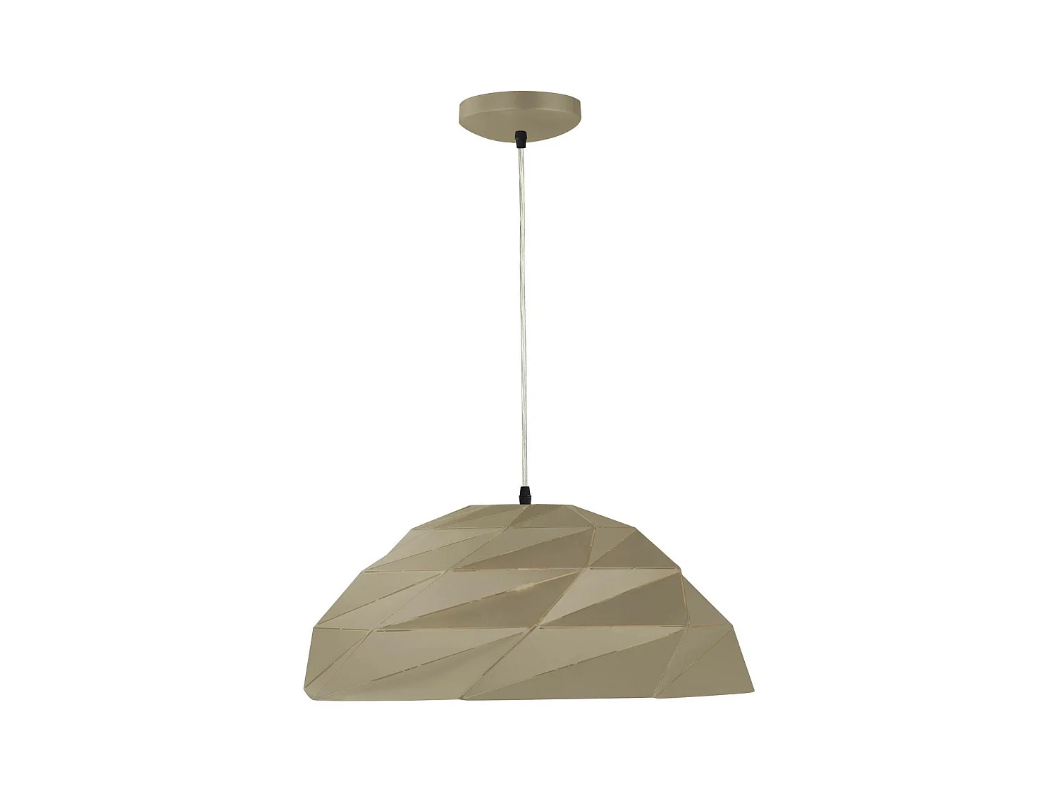 Searchlicht Origami - 1 licht Dome Anhänger Metallic Gold, E27