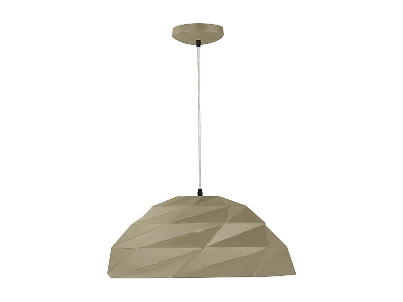 Searchlicht Origami - 1 licht Dome Anhänger Metallic Gold, E27