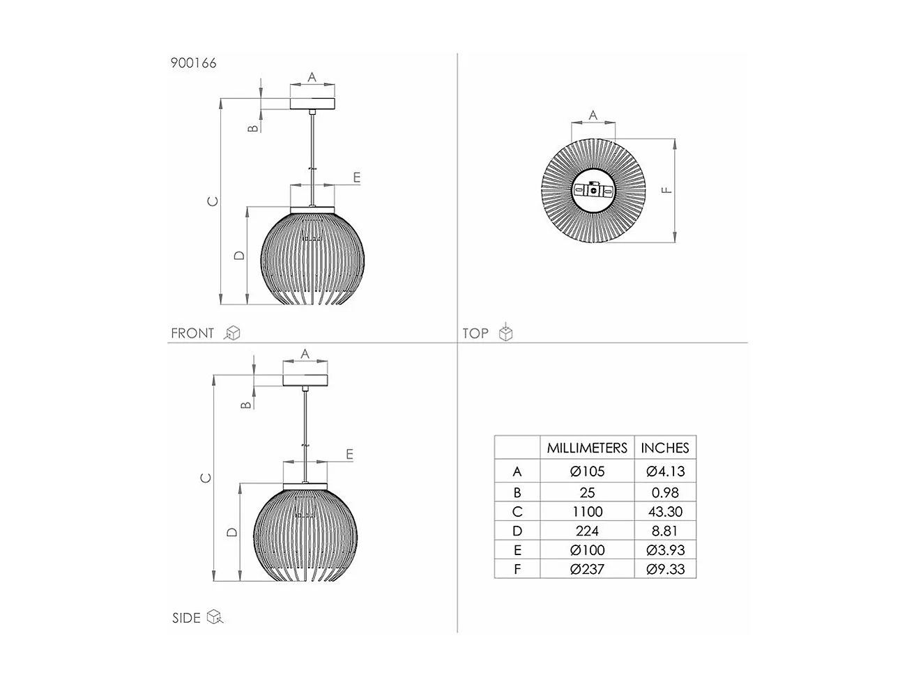Lampadario Industrial Venezuela 1 Luce Acciaio Nero E Oro