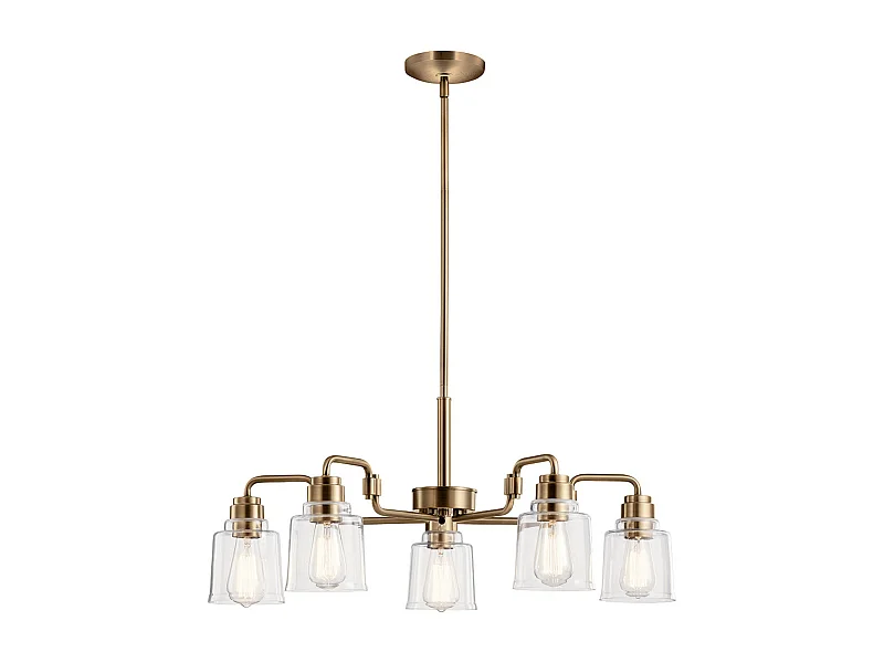 Elstead Kichler Aivian Mehrarmige Deckenleuchte aus verwittertem Messing