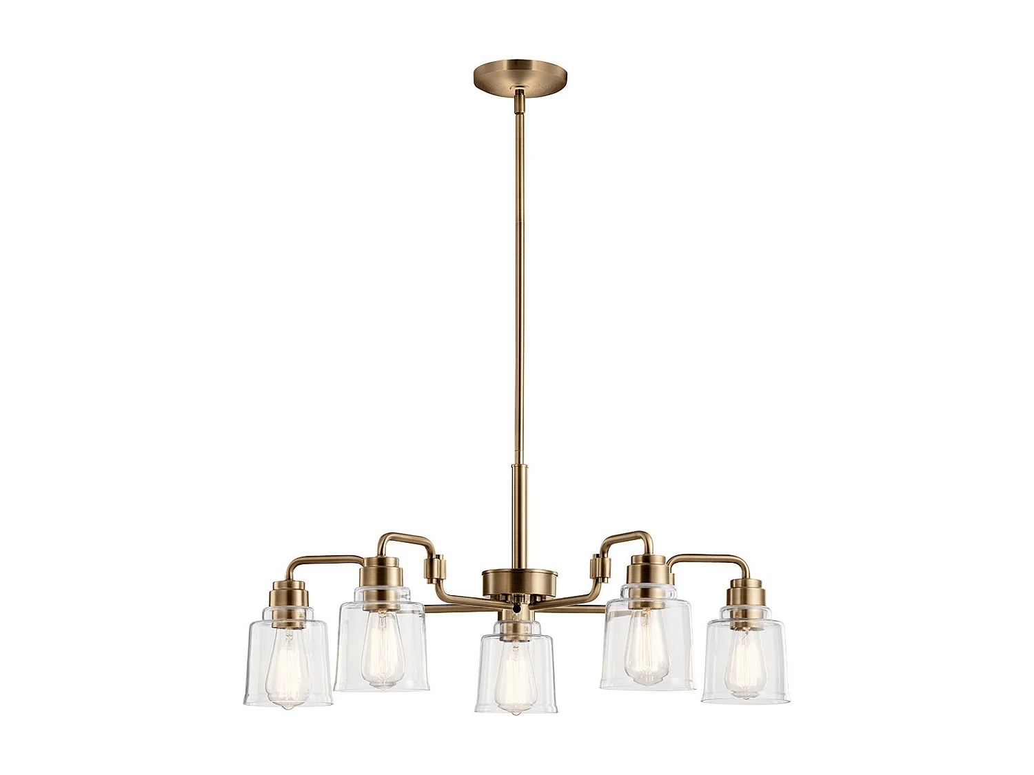 Elstead Kichler Aivian Mehrarmige Deckenleuchte aus verwittertem Messing