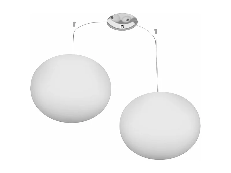 Soft Sospensione D.35 Cm. 2 Luci