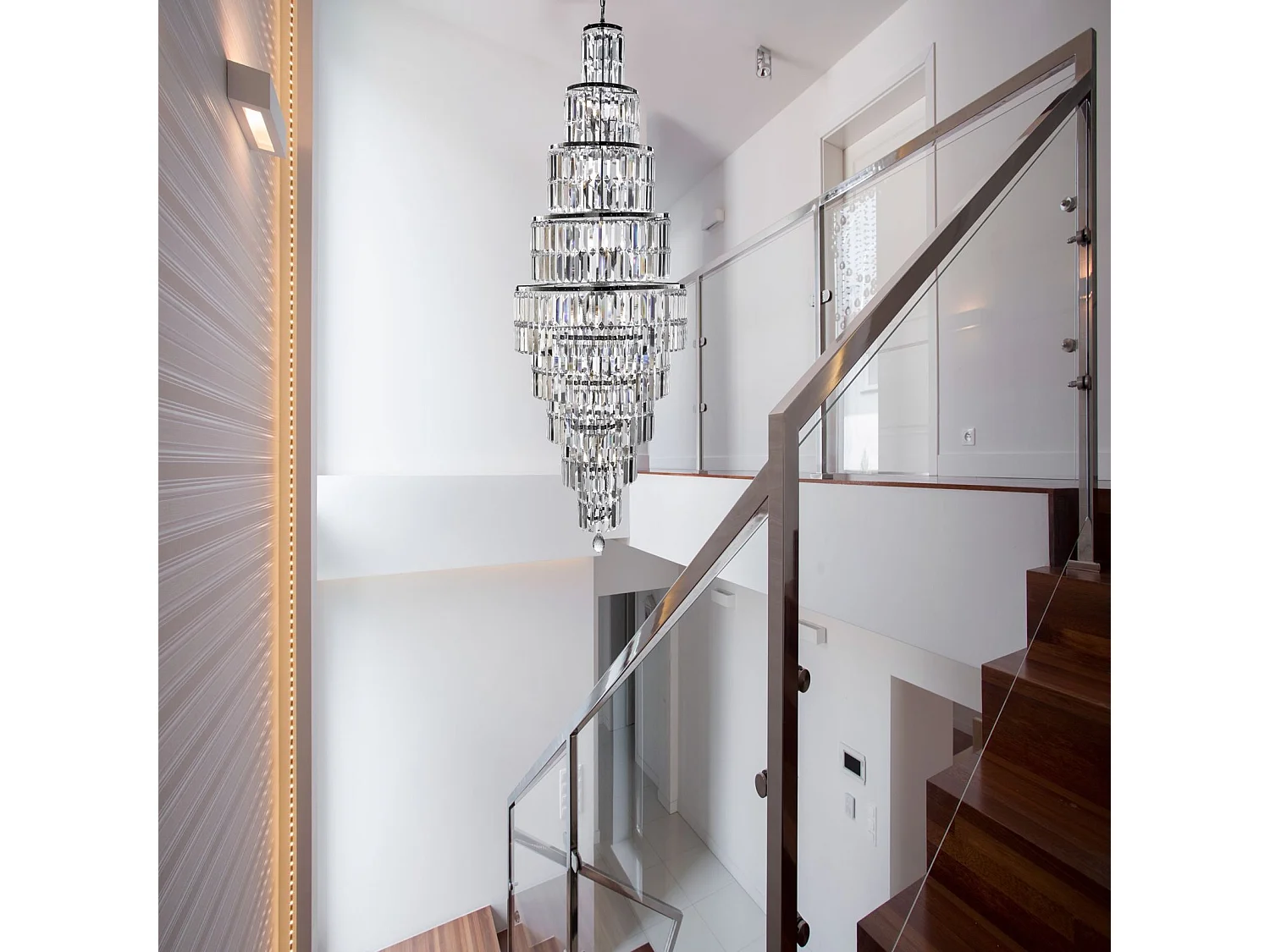 Searchlight EmPIRe 13 ljus ljuskrona kromfinish, E14