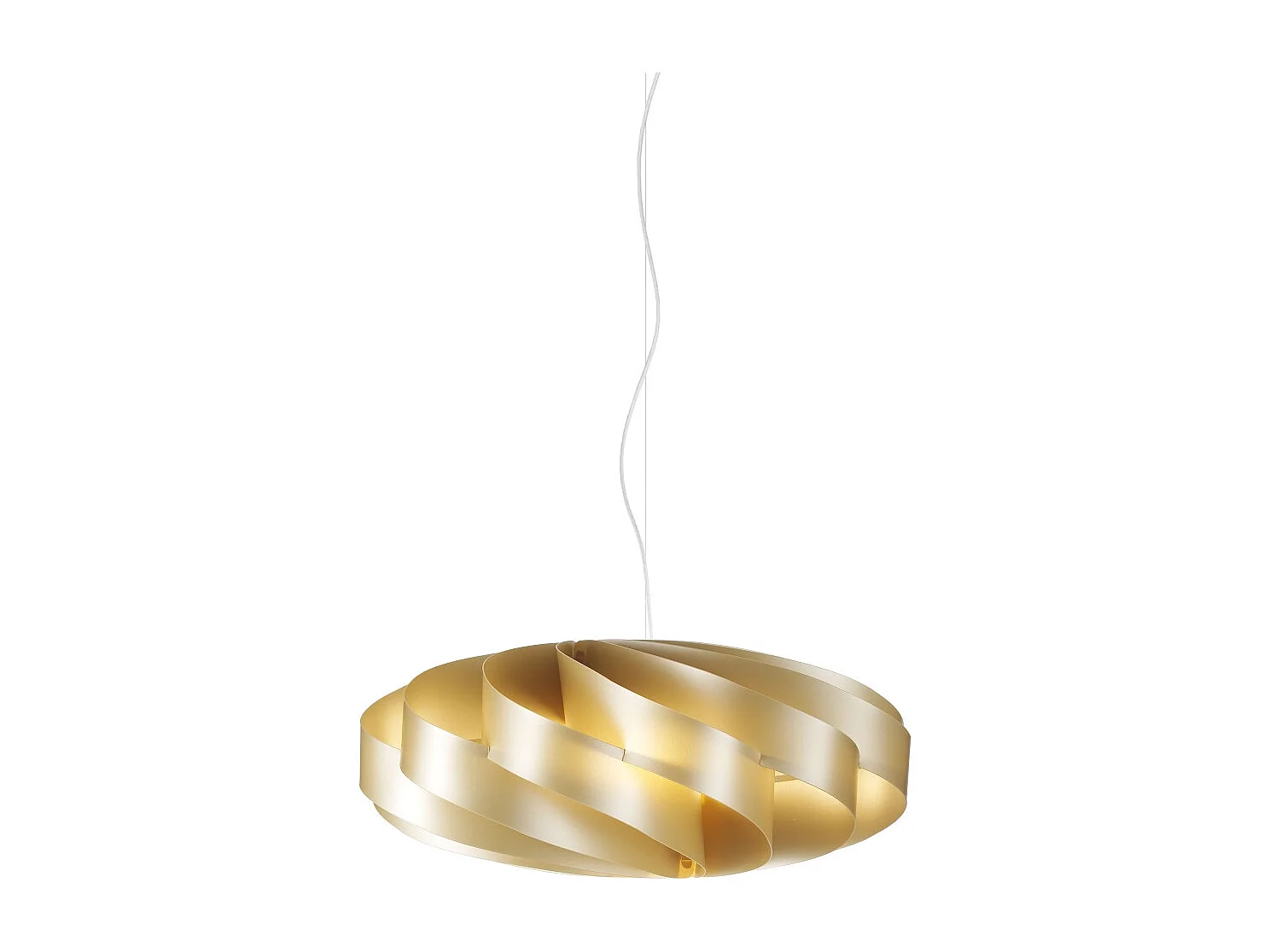 Lampadario Moderno Flat Polilux ® New Gold E Metallo Cromo 5 Luci E27