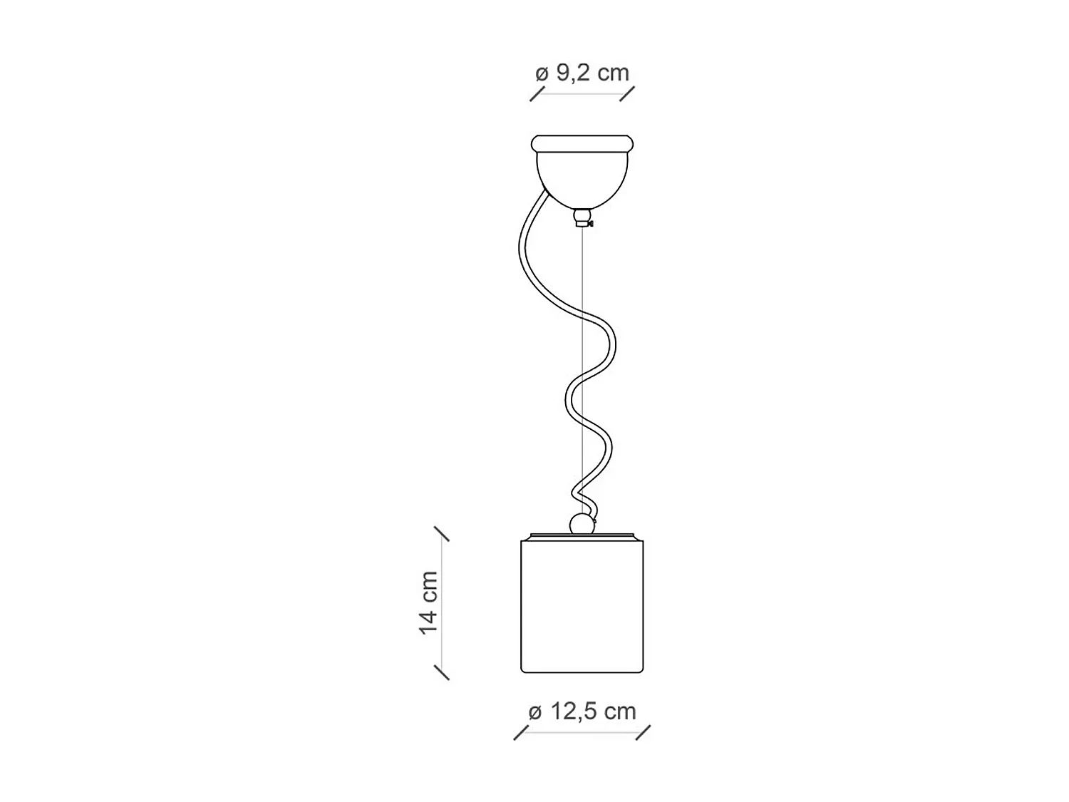 Lampadario Vintage Ceramica Gialla 1 Luce E27