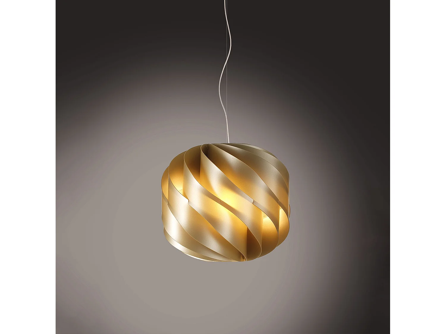 Sospensione Moderna Globe Polilux ® New Gold E Metallo Cromo 1 Luce E27