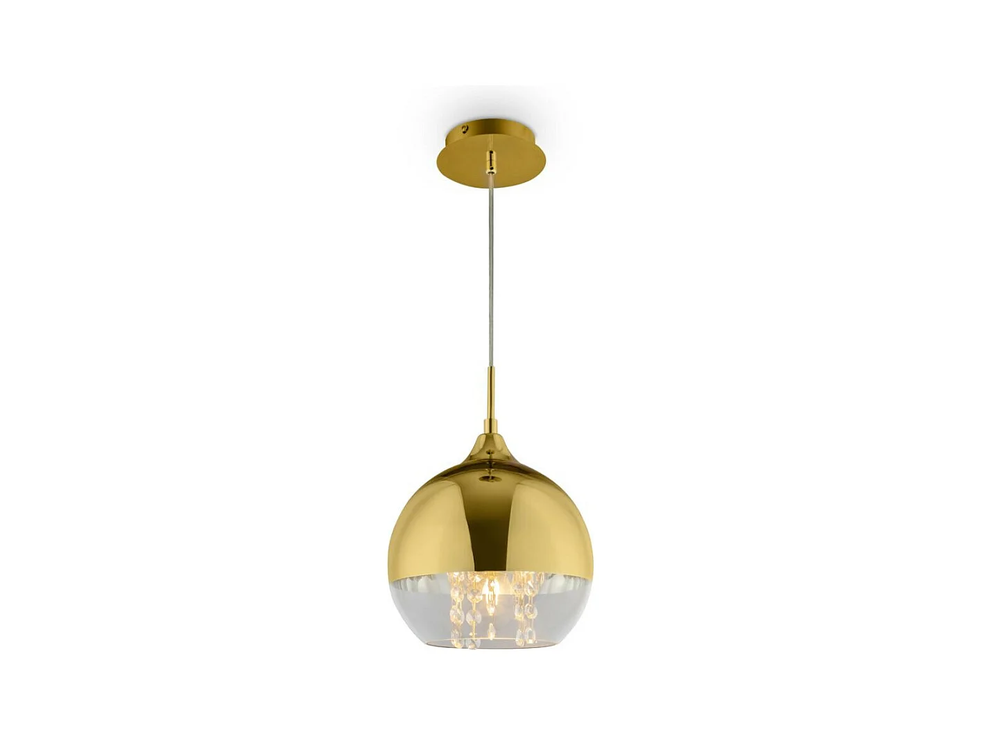 Maytoni Fermi Plafonnier suspendu moderne Fermi Gold Dome