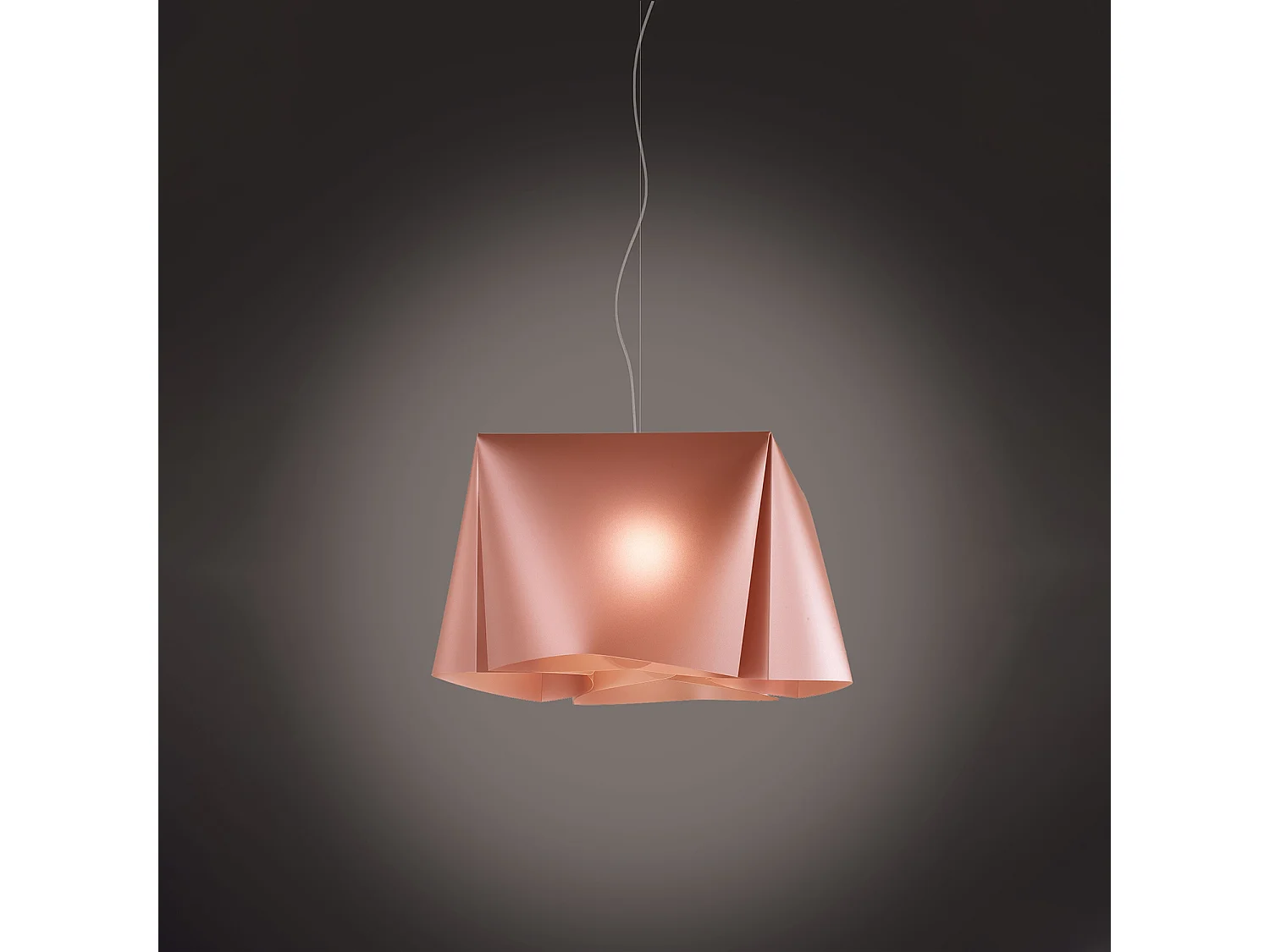 Lampadario Moderno Wanda Polilux ® Rame E Metallo Cromo 5 Luci E27