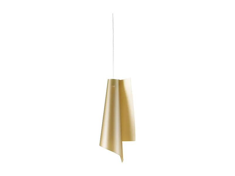 Sospensione Moderna Vela Polilux ® New Gold E Metallo Cromo 1 Luce E27