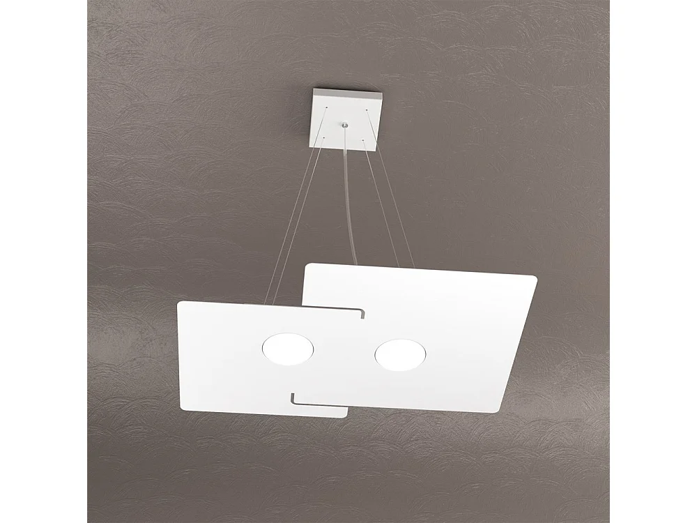 Echo Sospensione 2 Luci Bianco