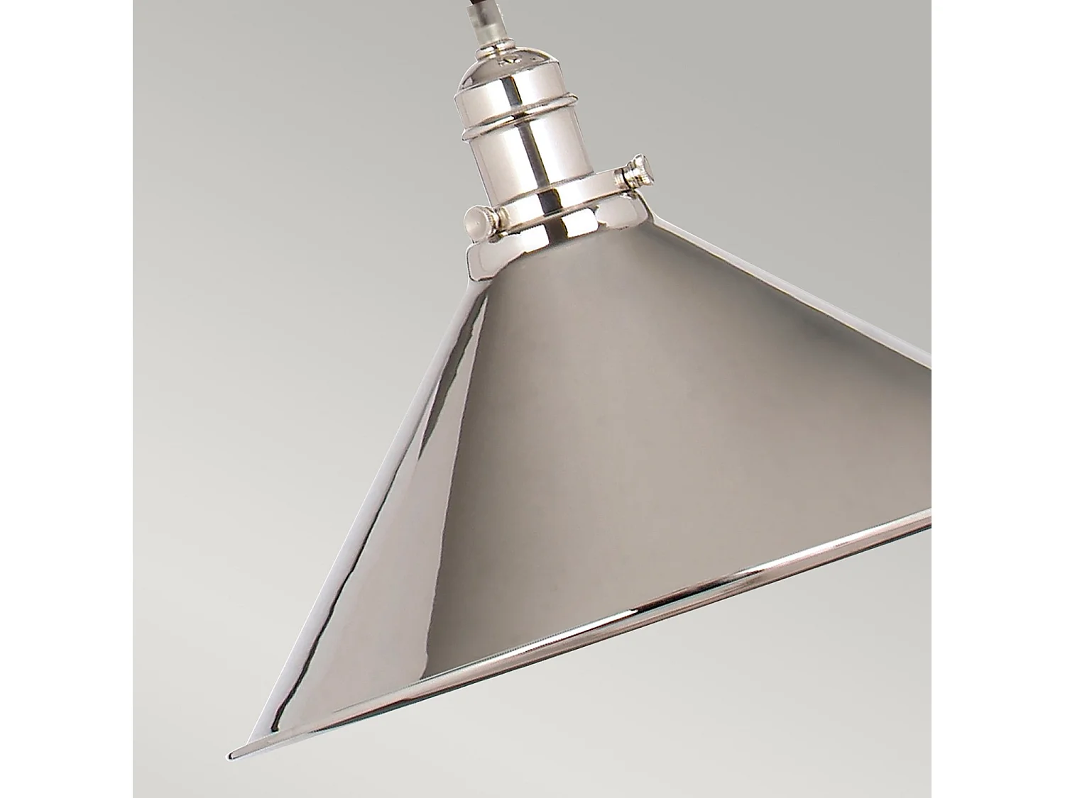 Elstead Provence - 1 licht Dome Deckenanhänger aus poliertem Nickel, E27