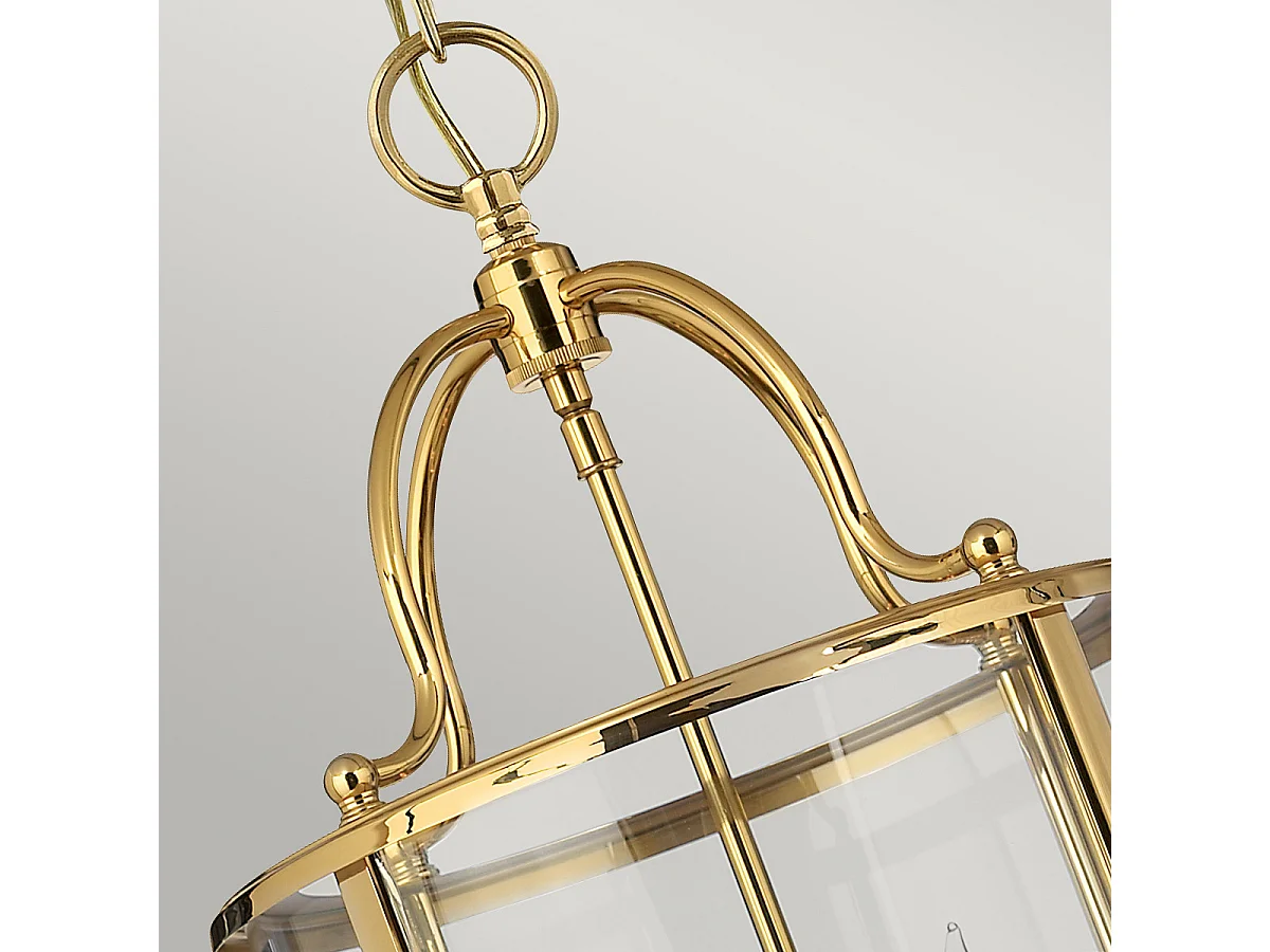 Elstead Gentry - Lanterna da soffitto a 4 luci media in ottone lucido, attacco E14