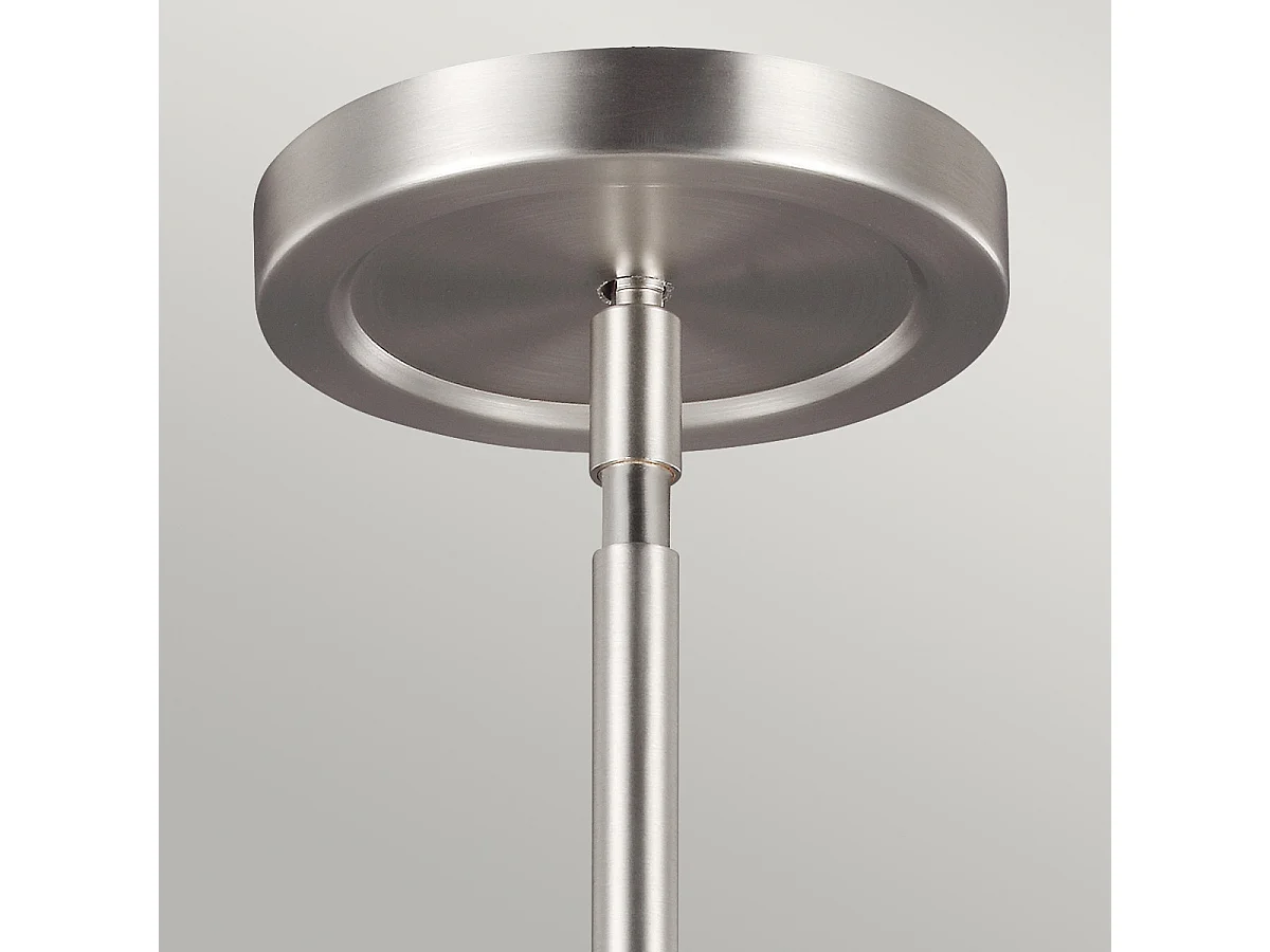 Elstead Prospect Park 4 ljus rund takhänge satin nickel, krom, E27