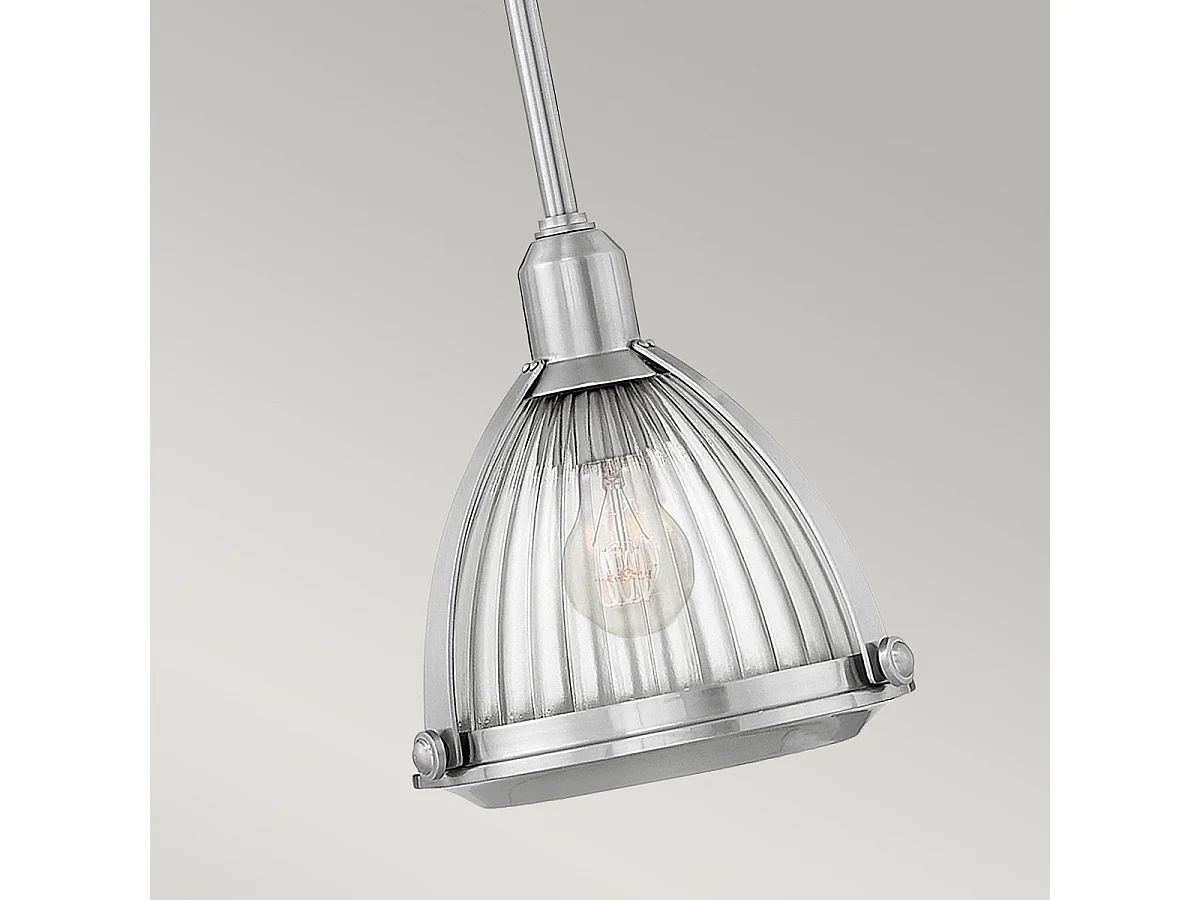 Elroy Hinkley 1 licht Pendelleuchte Nickel gebürstet
