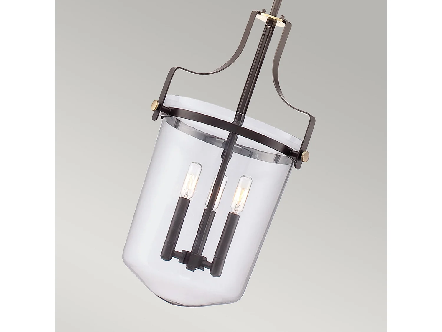 Elstead Penn Station Suspension à 3 ampoules au fini bronze occidental, E14