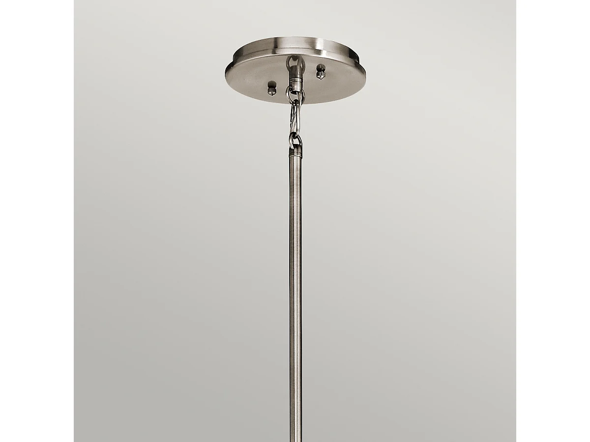 Elstead Emory - Lampadario a sospensione rotondo a 4 luci semi-filo in peltro, E27