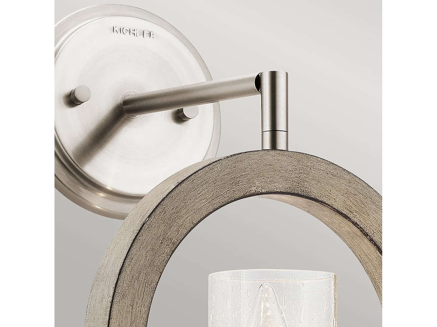 Sospensione Industrial Nordica Grand Bank Acciaio Grigio Antico Vetro 1 Luce E14