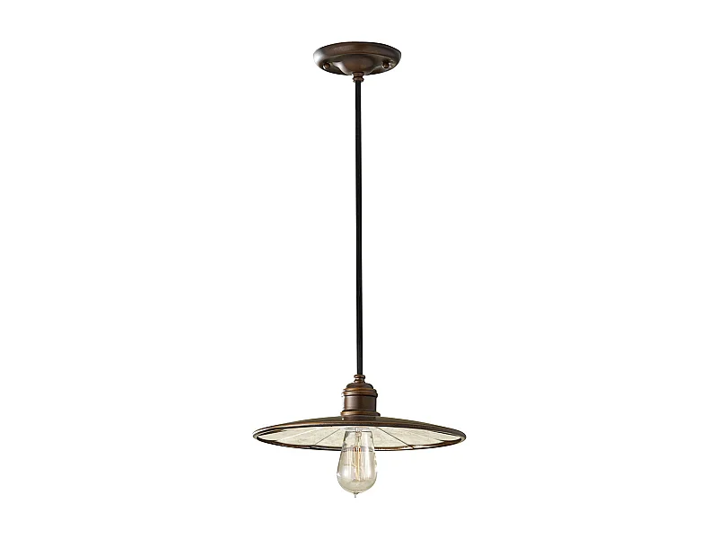 Elstead Urban Renewal 1 ljuskupol takhänge brons, E27