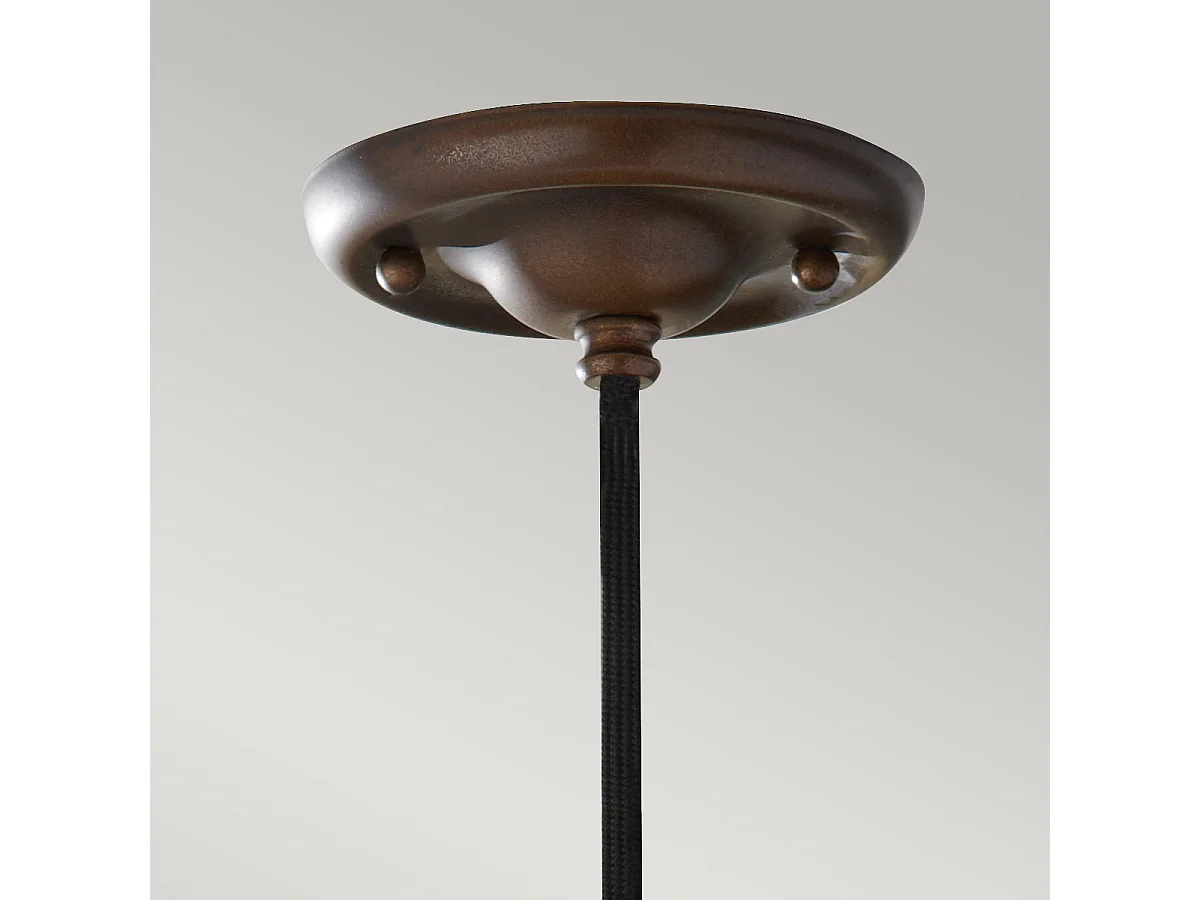 Elstead Urban Renewal - 1 licht Dome Deckenanhänger Bronze, E27