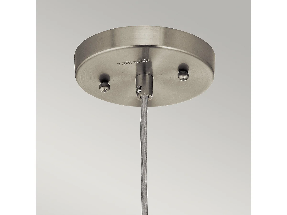 Elstead Riviera 1 Lichtanhänger, Nickel gebürstet, E27