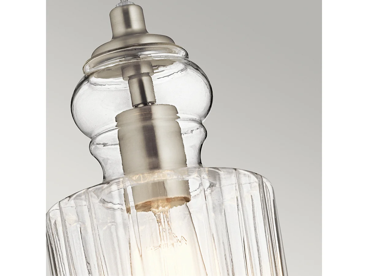 Elstead Riviera 1 Lichtanhänger, Nickel gebürstet, E27