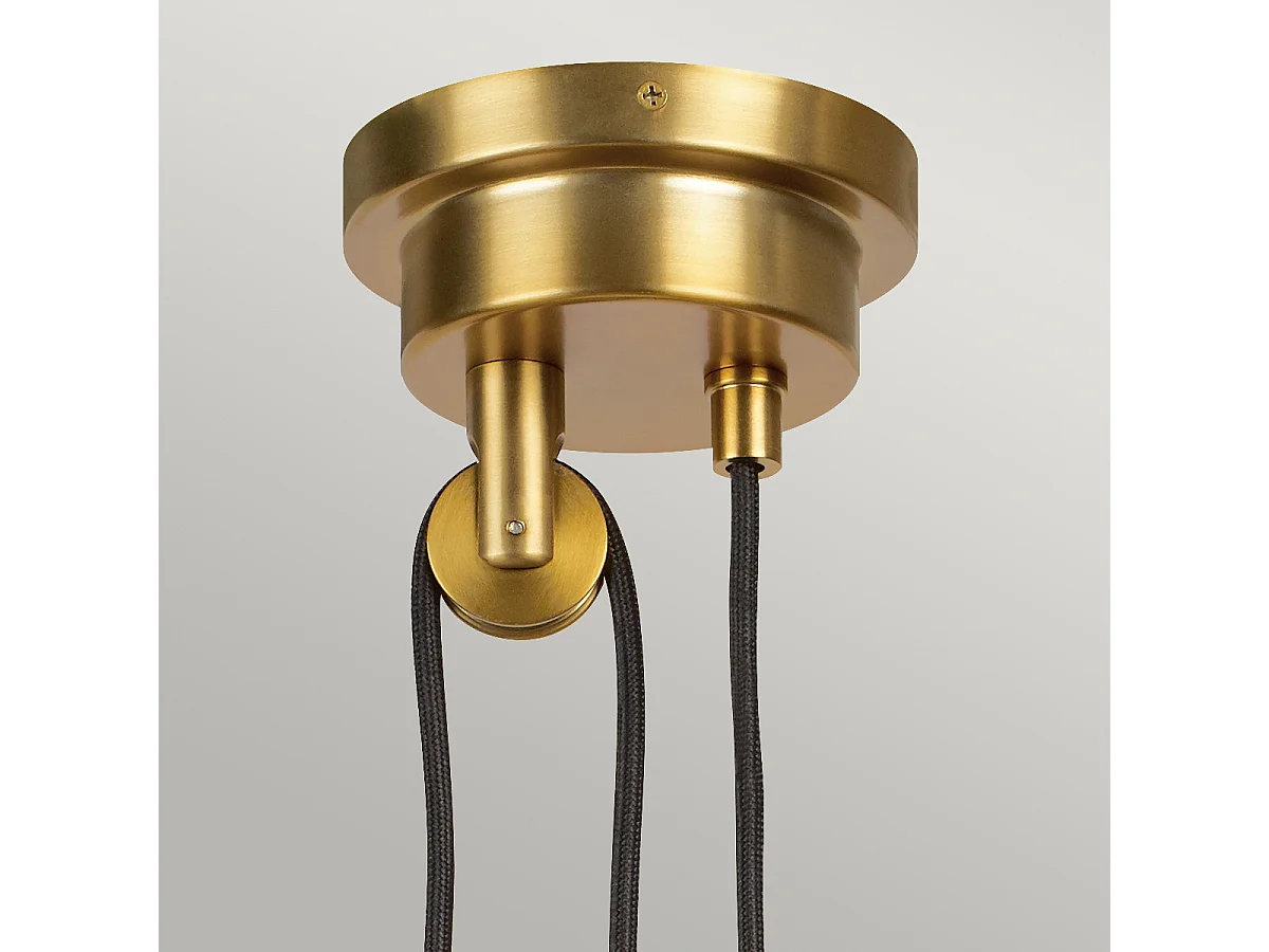 Lampadario Elstead Candor 1 Luce, Bianco Opaco, E27