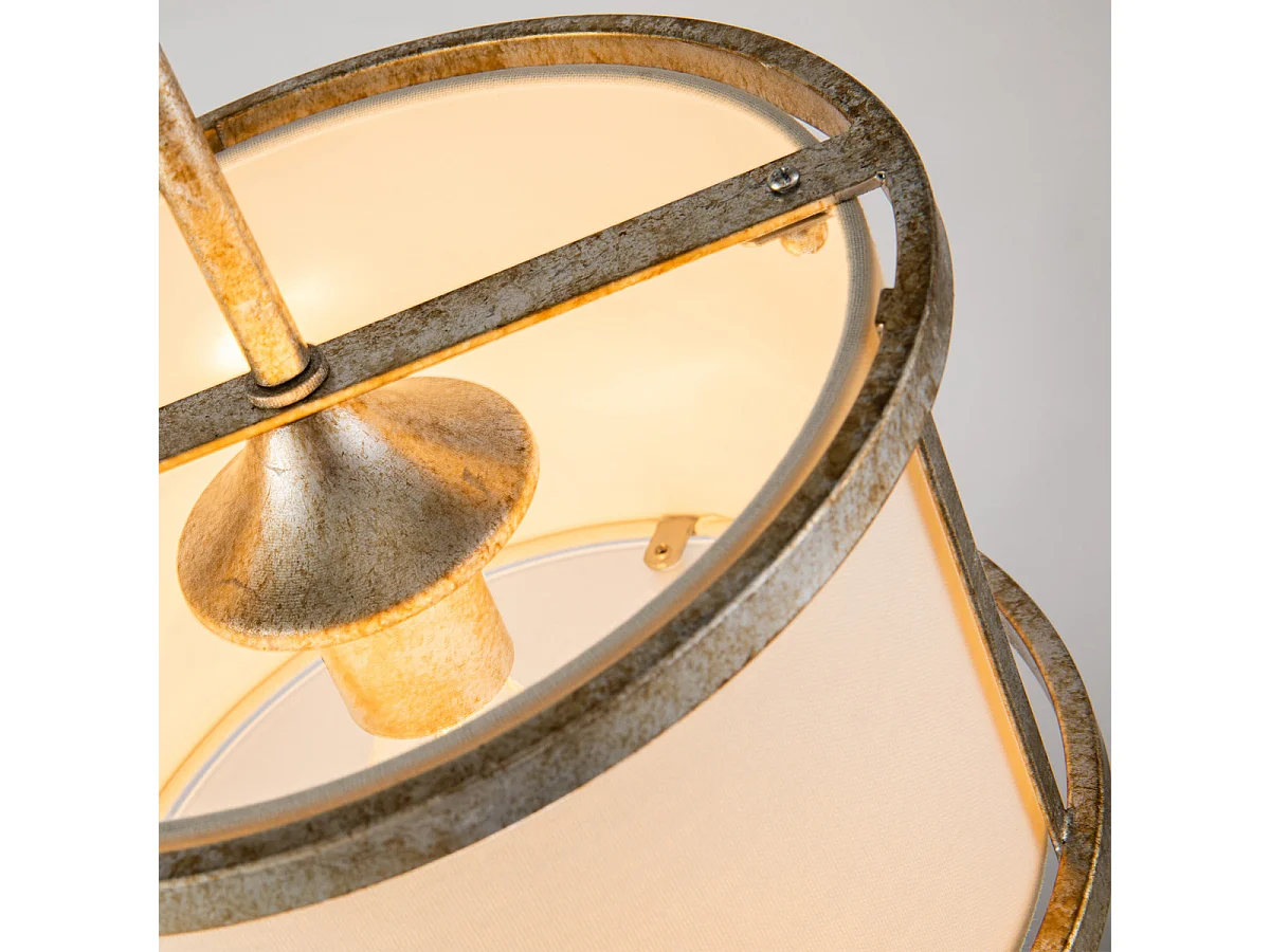 Elstead Lemuria - 1 leichte runde Decke Mini Duo-Mount Anhänger Gold, E27