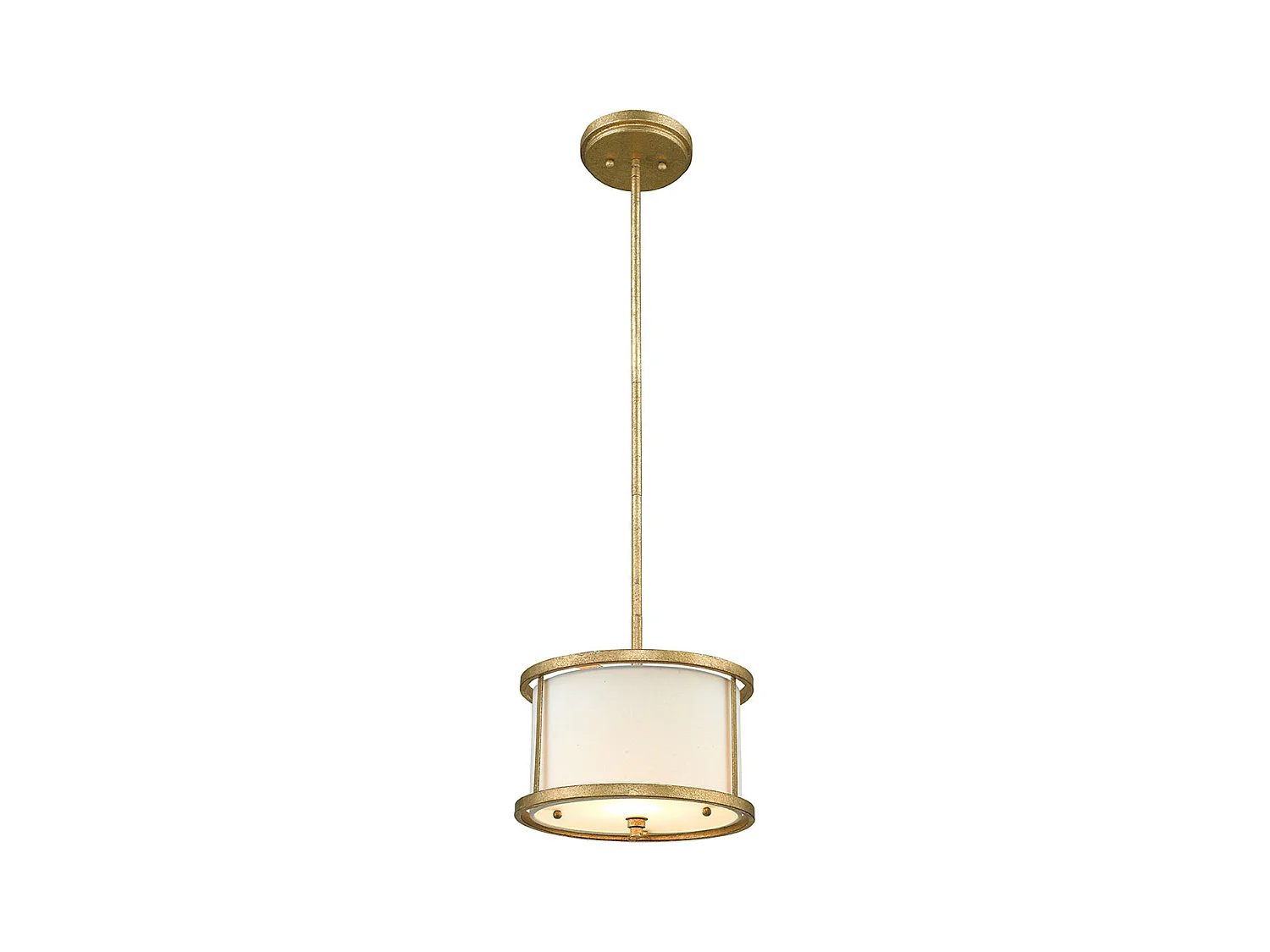 Elstead Lemuria Mini suspension à montage double pour plafond rond à 1 ampoule Or, E27