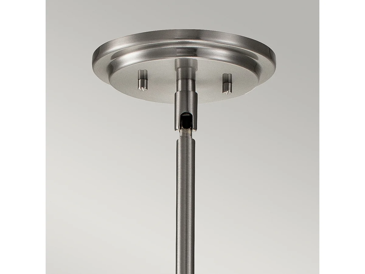 Elstead Hinkley Somerset Globe Pendel Taklampa Borstad Nickel