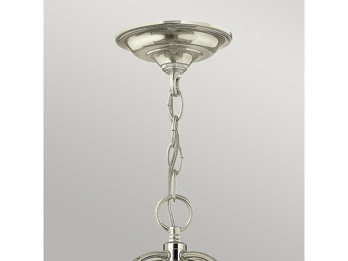 Elstead Gentry 6 Ljus Stora Pendellampa - Polerat Nickel