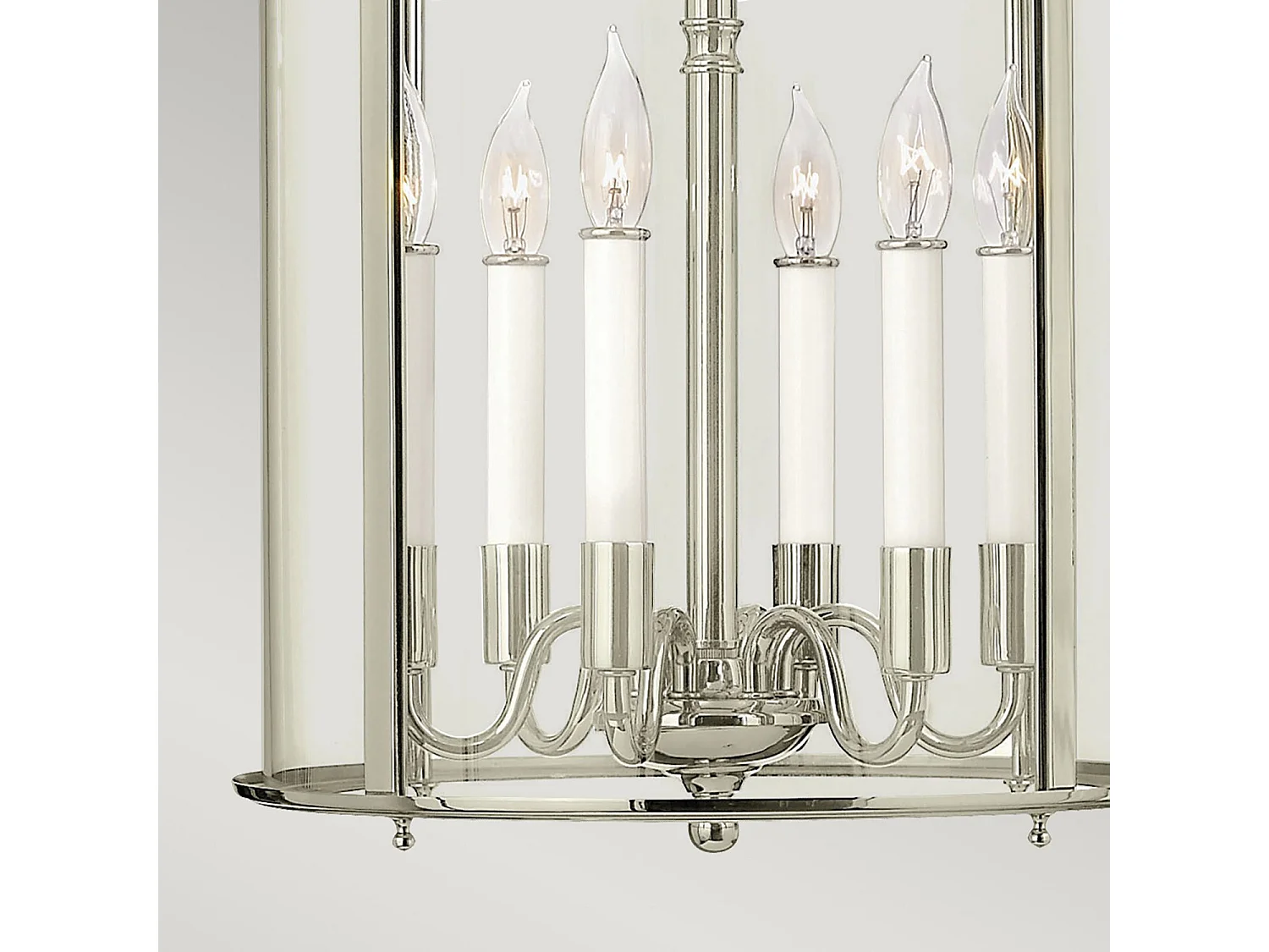 Elstead Gentry 6 Ljus Stora Pendellampa - Polerat Nickel