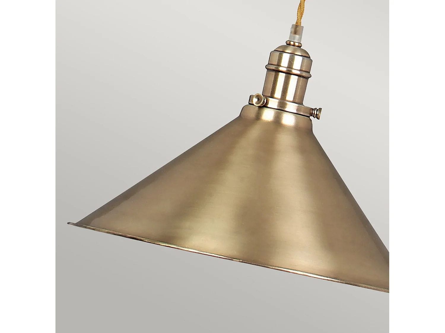 Elstead Provence - 1 licht Dome Deckenanhänger aus Messing, E27